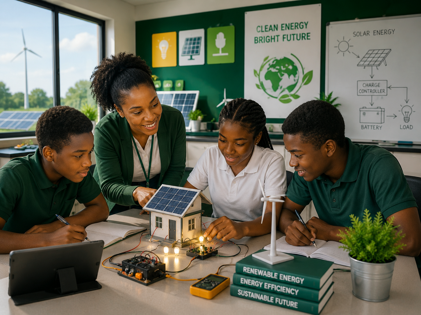 African institutional leaders planning climate and sustainability programs