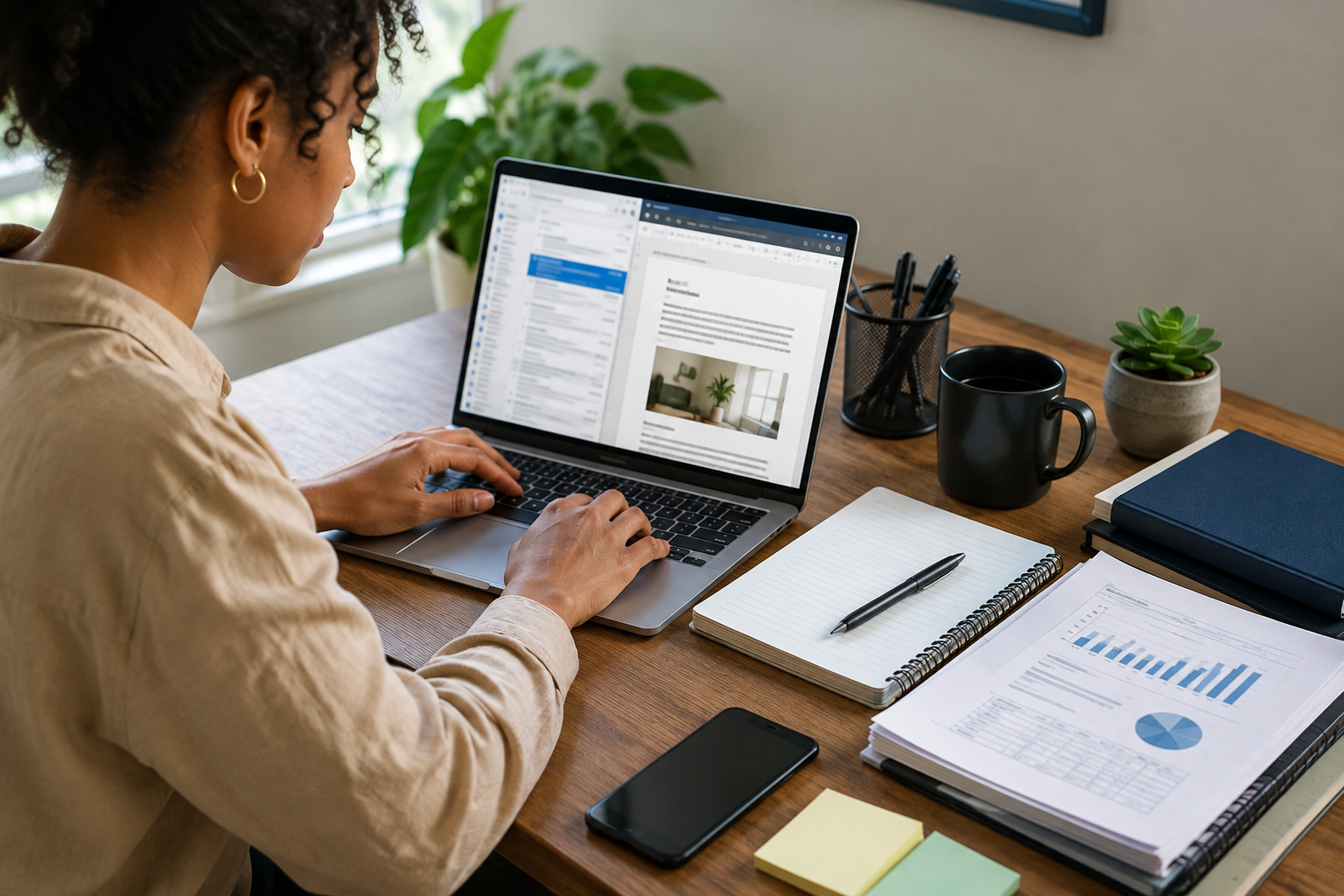 Entrepreneur using artificial intelligence for business development